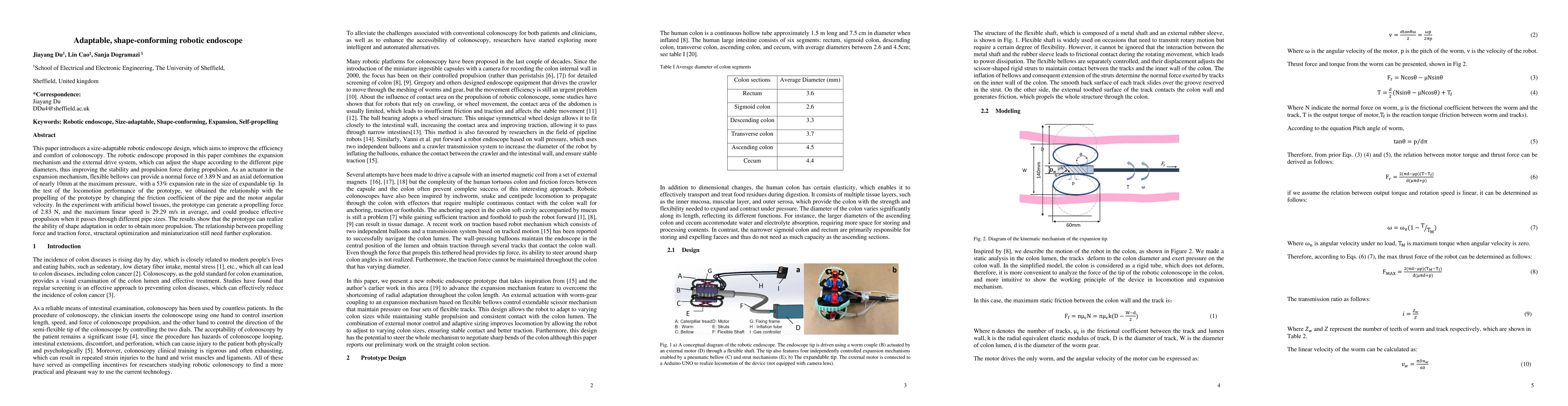 Thumbnail for Adaptable, shape-conforming robotic endoscope