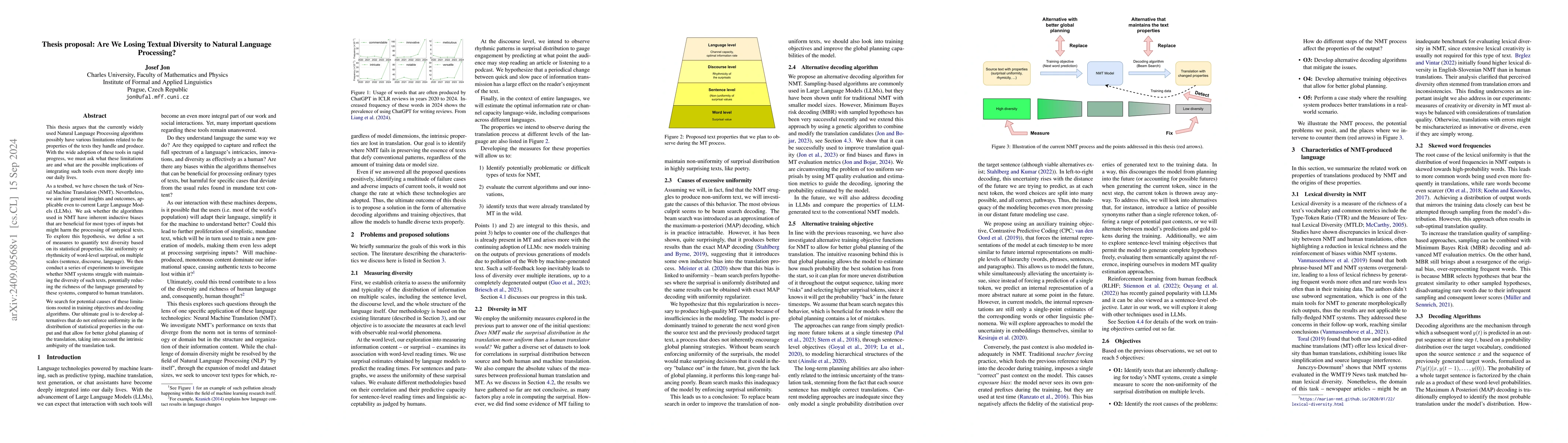 Thumbnail for Thesis proposal: Are We Losing Textual Diversity to Natural Language
  Processing?
