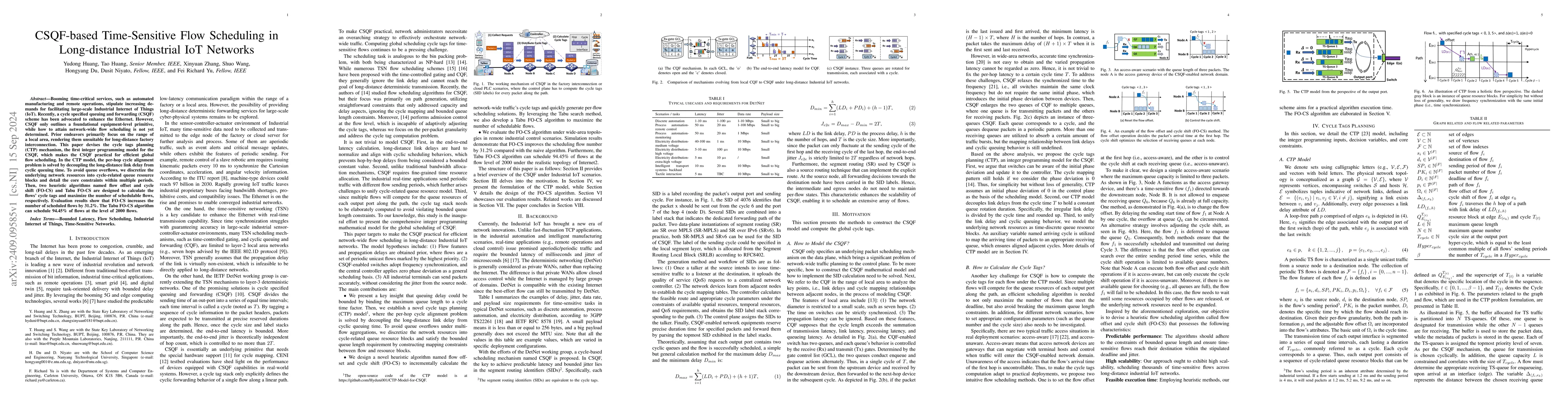 Thumbnail for CSQF-based Time-Sensitive Flow Scheduling in Long-distance Industrial
  IoT Networks