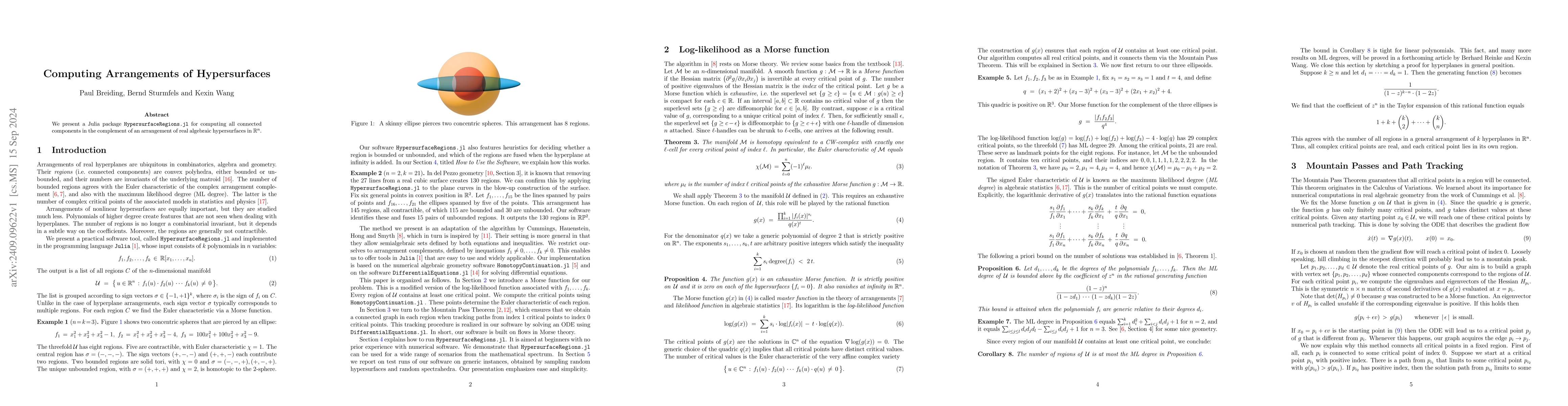 Thumbnail for Computing Arrangements of Hypersurfaces