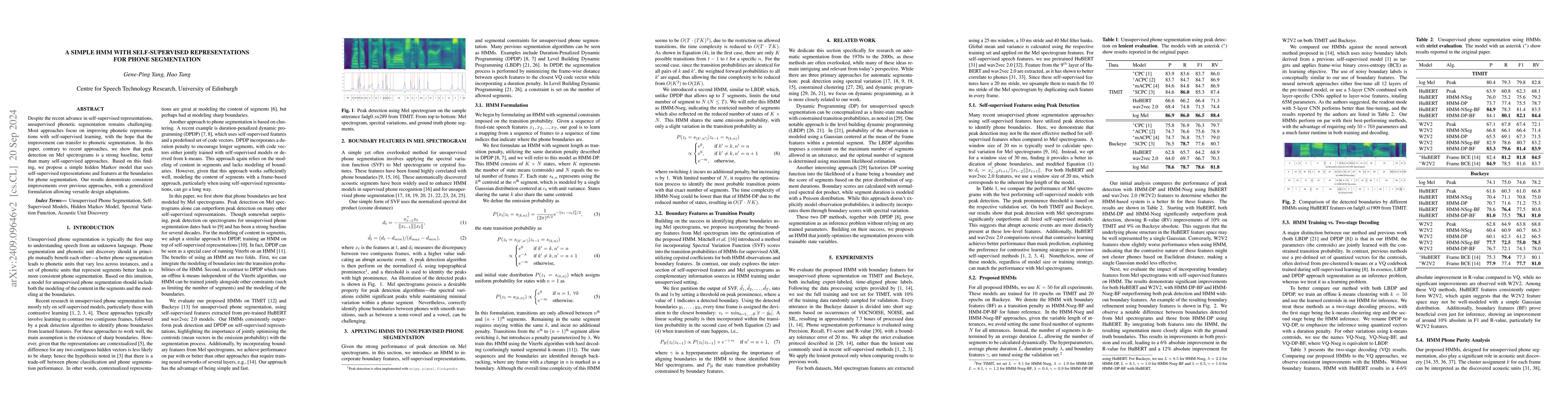 Thumbnail for A Simple HMM with Self-Supervised Representations for Phone Segmentation