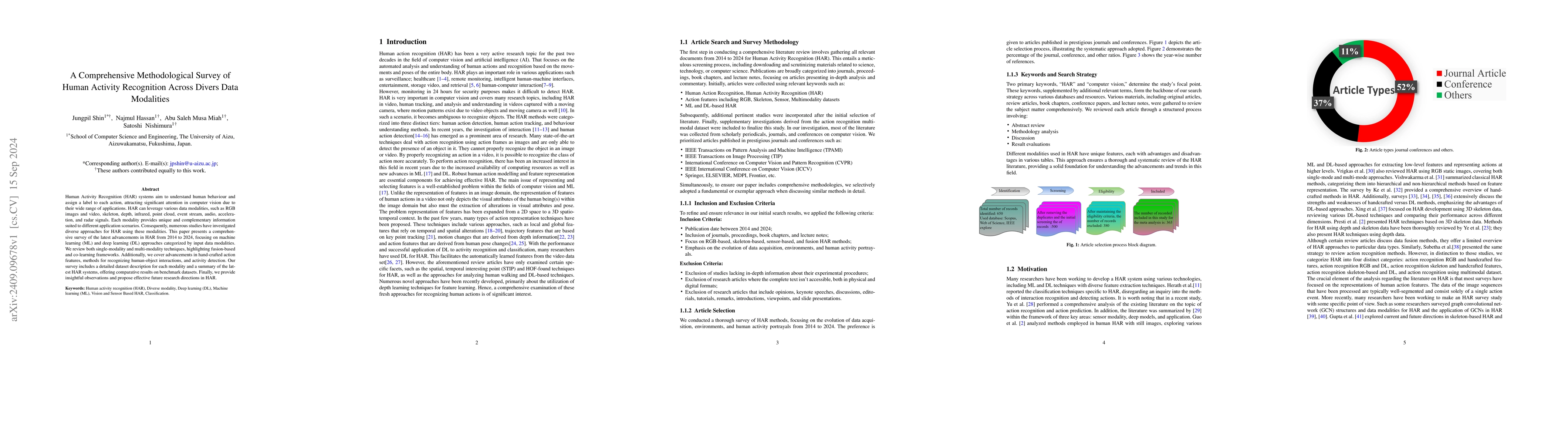 Thumbnail for A Comprehensive Methodological Survey of Human Activity Recognition
  Across Divers Data Modalities