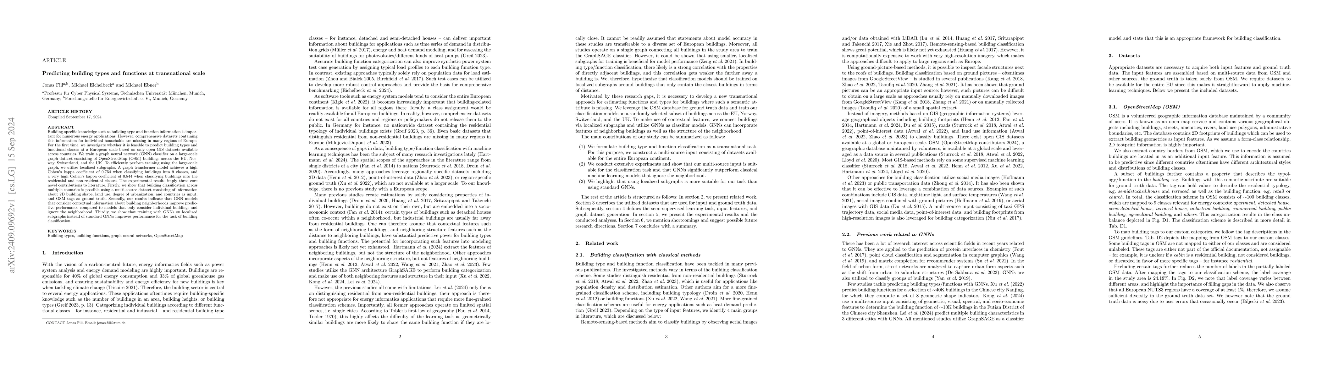 Thumbnail for Predicting building types and functions at transnational scale