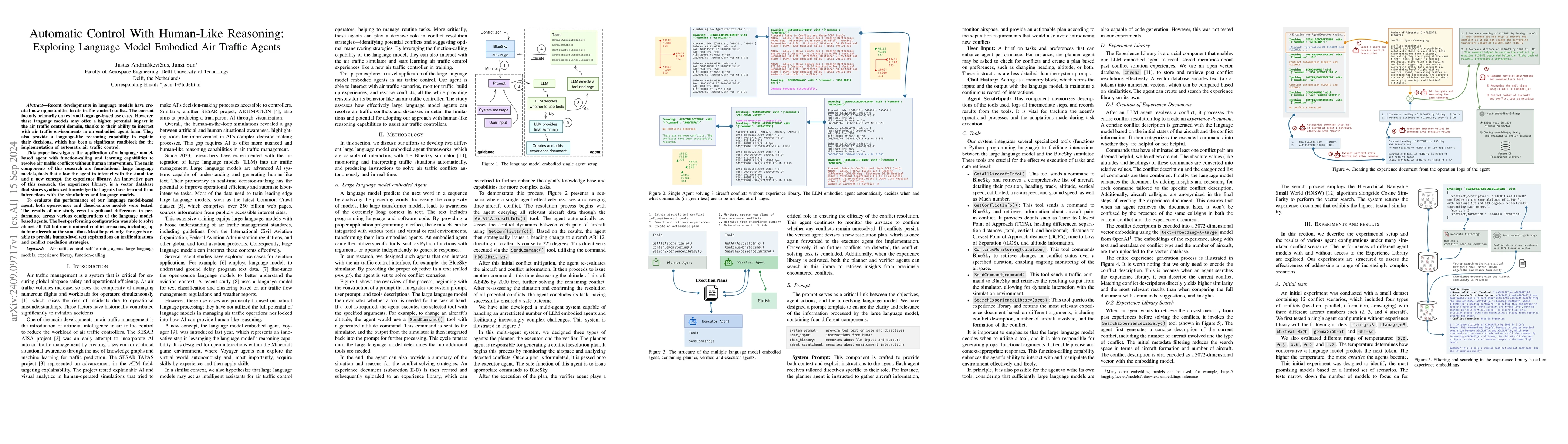 Thumbnail for Automatic Control With Human-Like Reasoning: Exploring Language Model
  Embodied Air Traffic Agents