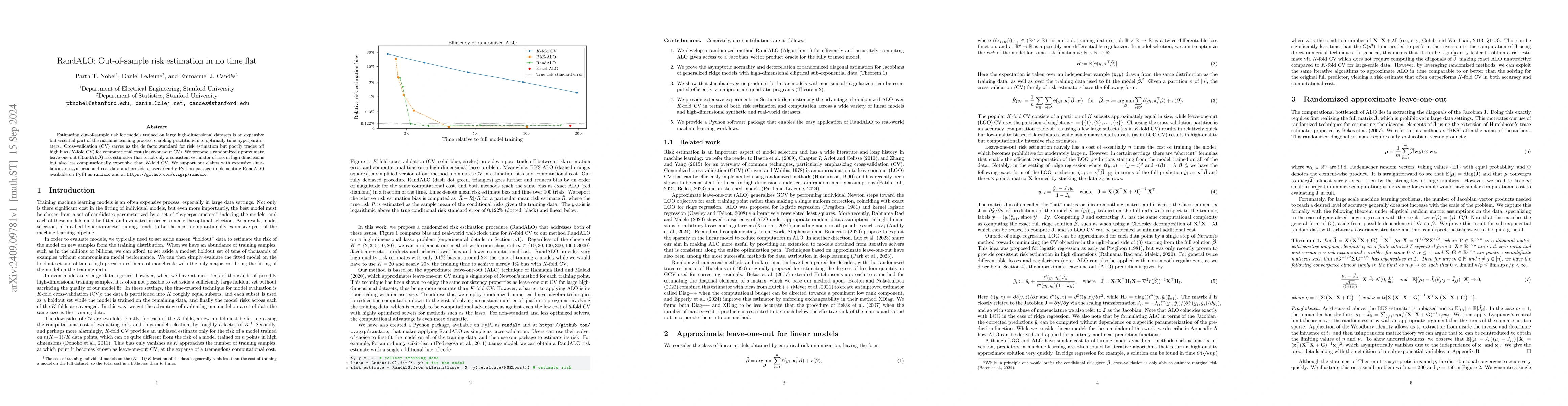 Thumbnail for RandALO: Out-of-sample risk estimation in no time flat