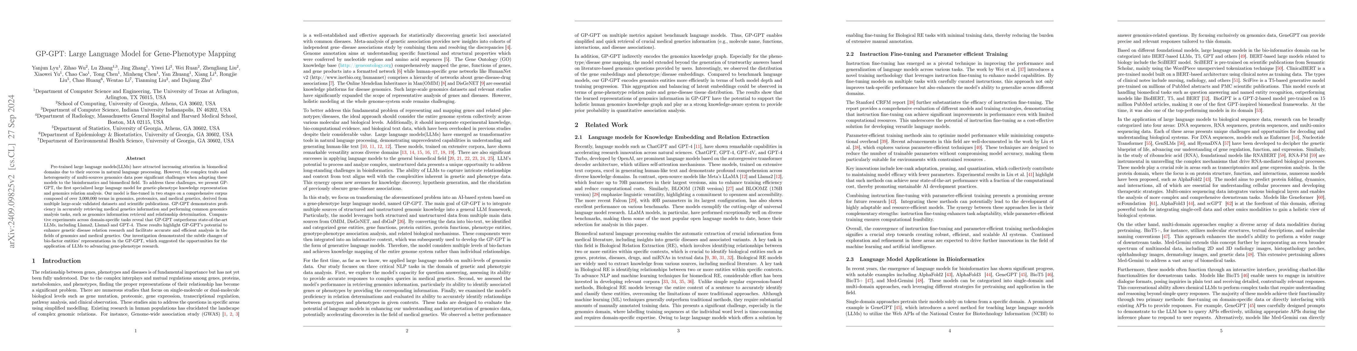 Thumbnail for GP-GPT: Large Language Model for Gene-Phenotype Mapping