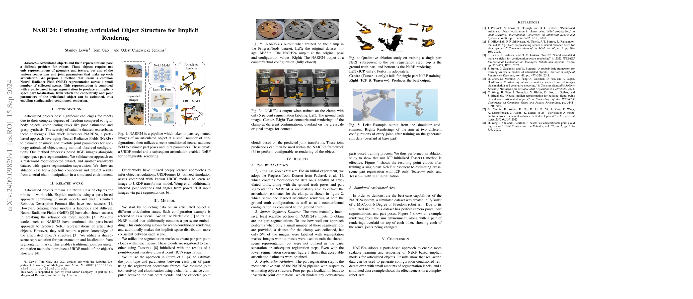 Thumbnail for NARF24: Estimating Articulated Object Structure for Implicit Rendering