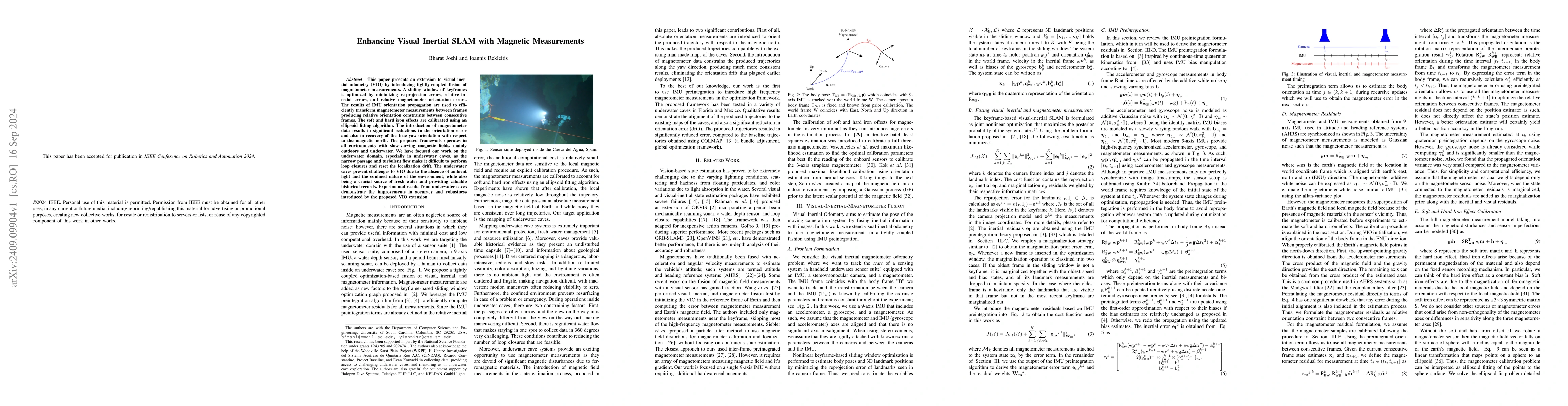 Thumbnail for Enhancing Visual Inertial SLAM with Magnetic Measurements