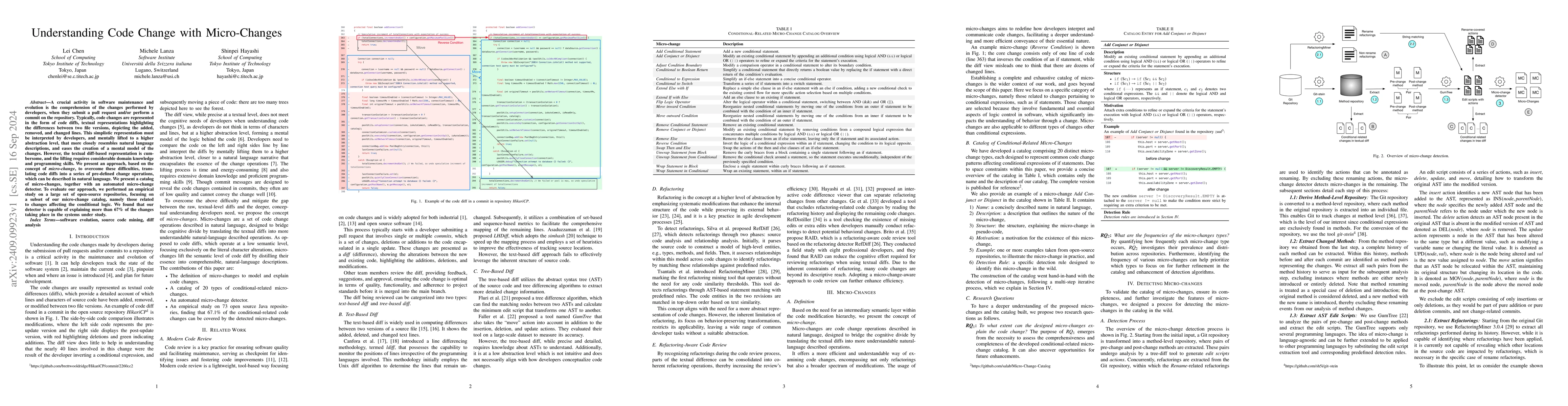 Thumbnail for Understanding Code Change with Micro-Changes