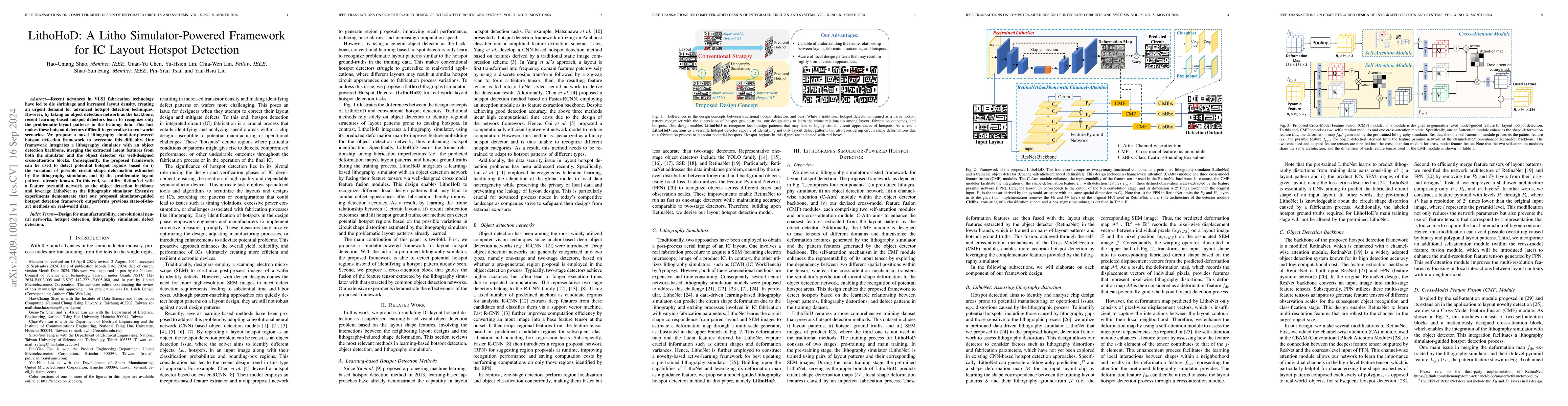 Thumbnail for LithoHoD: A Litho Simulator-Powered Framework for IC Layout Hotspot
  Detection