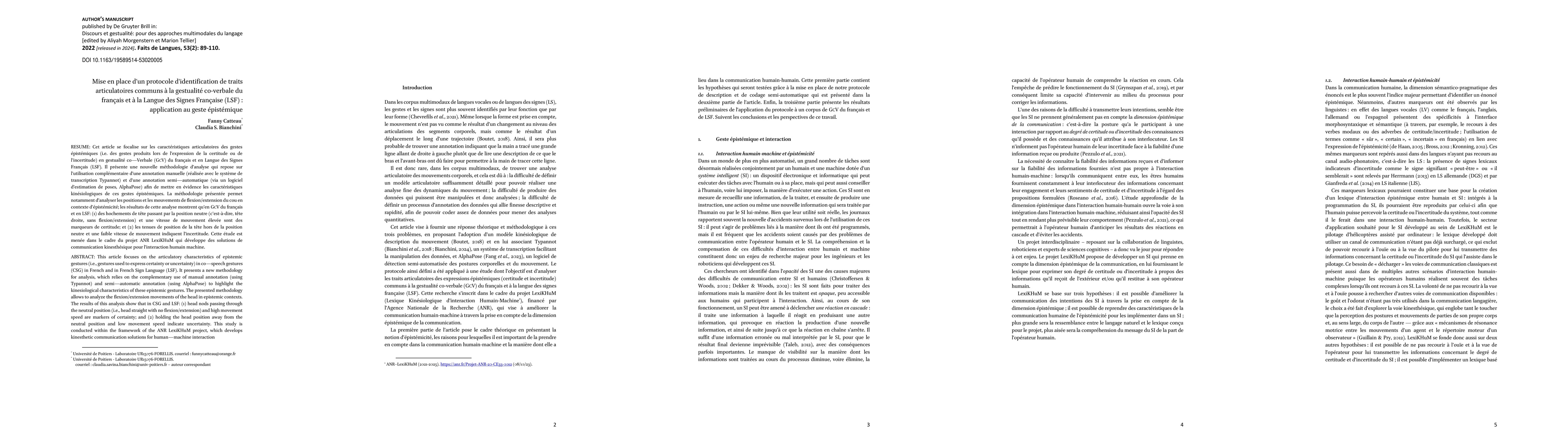 Thumbnail for Protocol for identifying shared articulatory features of gestures and
  LSF: application to epistemic gesture
