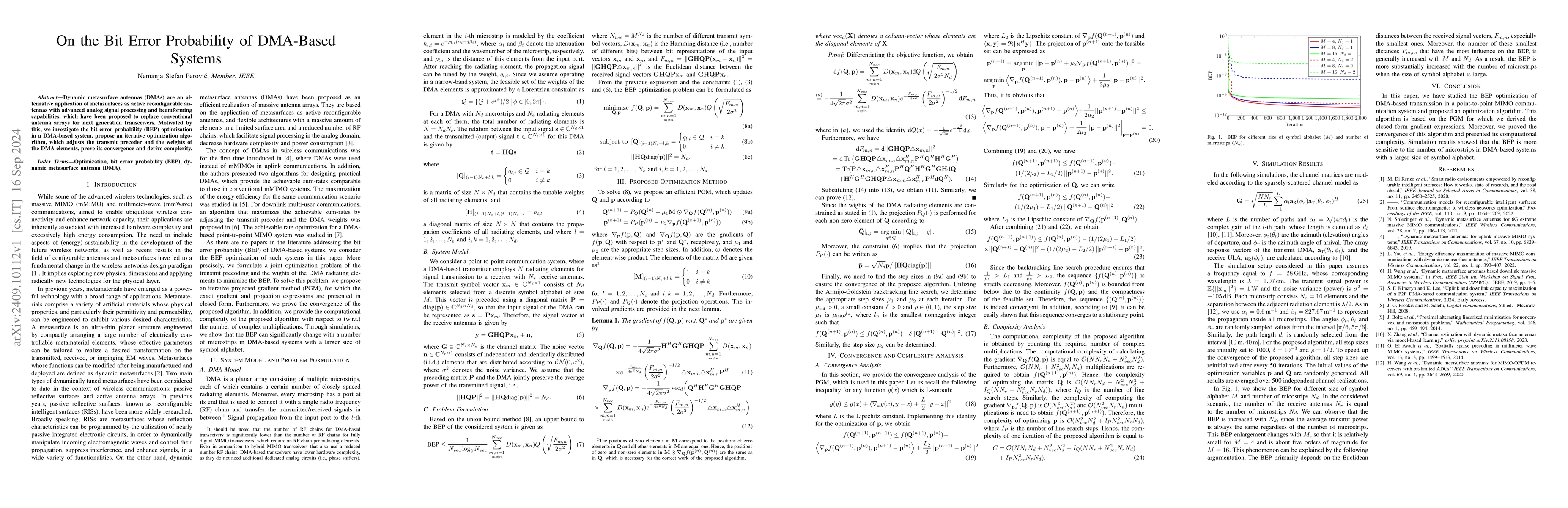 Thumbnail for On the Bit Error Probability of DMA-Based Systems