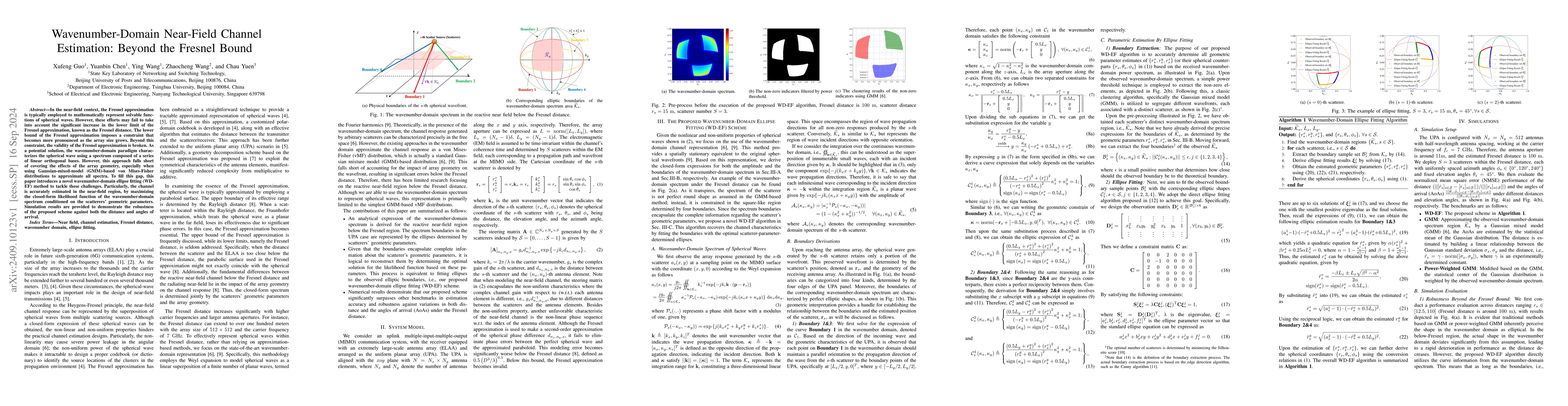 Thumbnail for Wavenumber-Domain Near-Field Channel Estimation: Beyond the Fresnel
  Bound