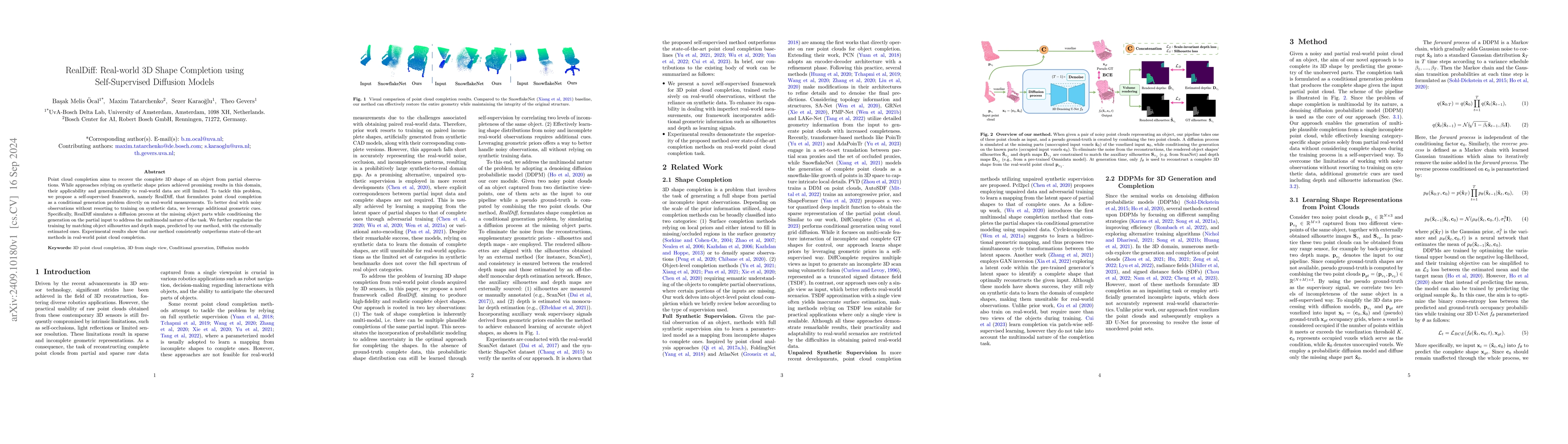 Thumbnail for RealDiff: Real-world 3D Shape Completion using Self-Supervised Diffusion
  Models