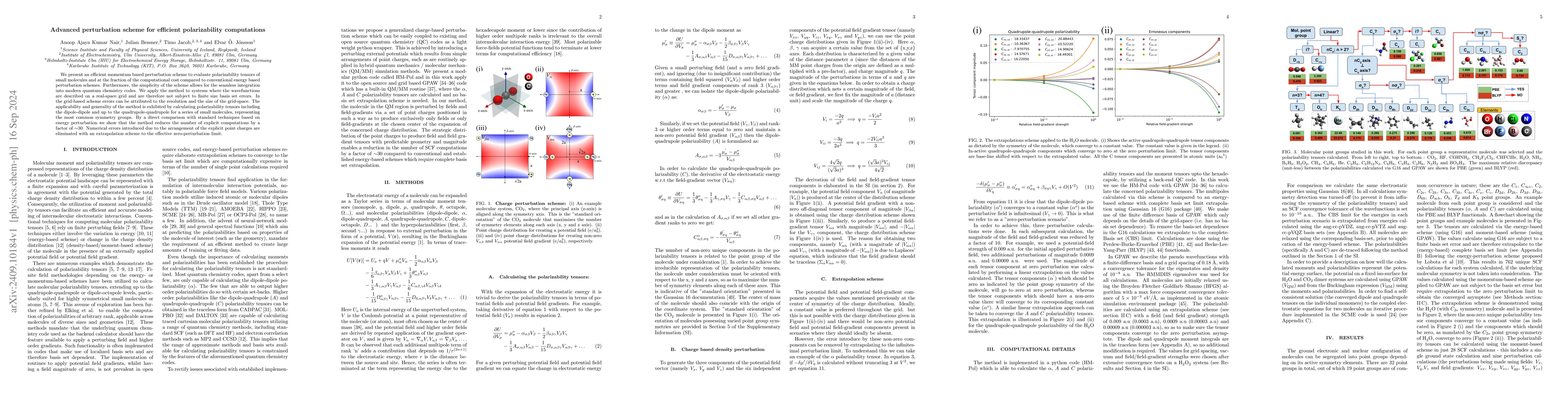 Thumbnail for Advanced perturbation scheme for efficient polarizability computations