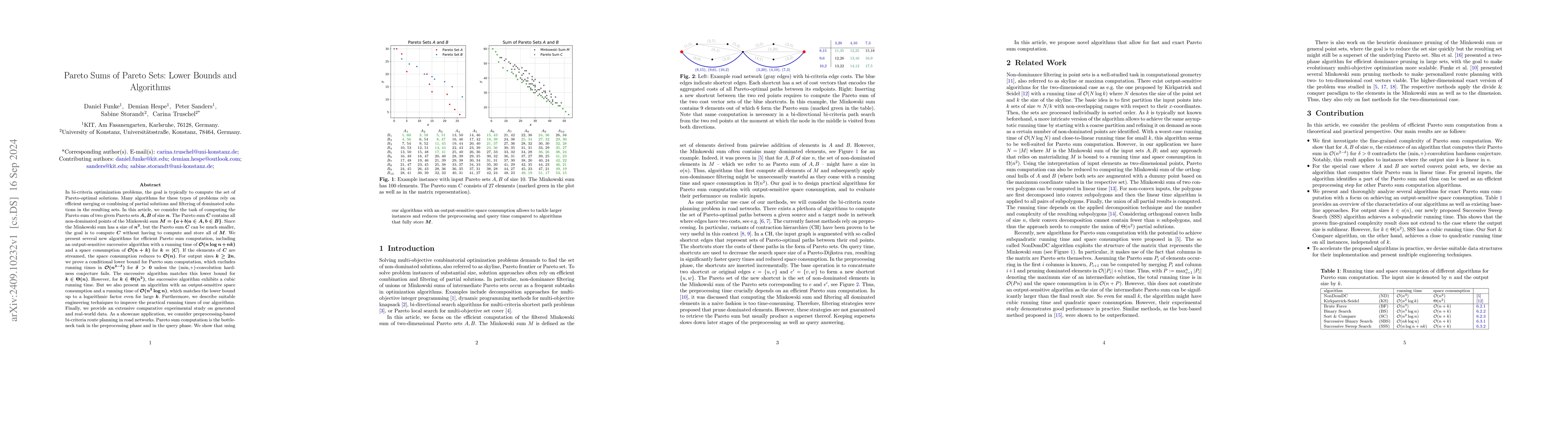 Thumbnail for Pareto Sums of Pareto Sets: Lower Bounds and Algorithms