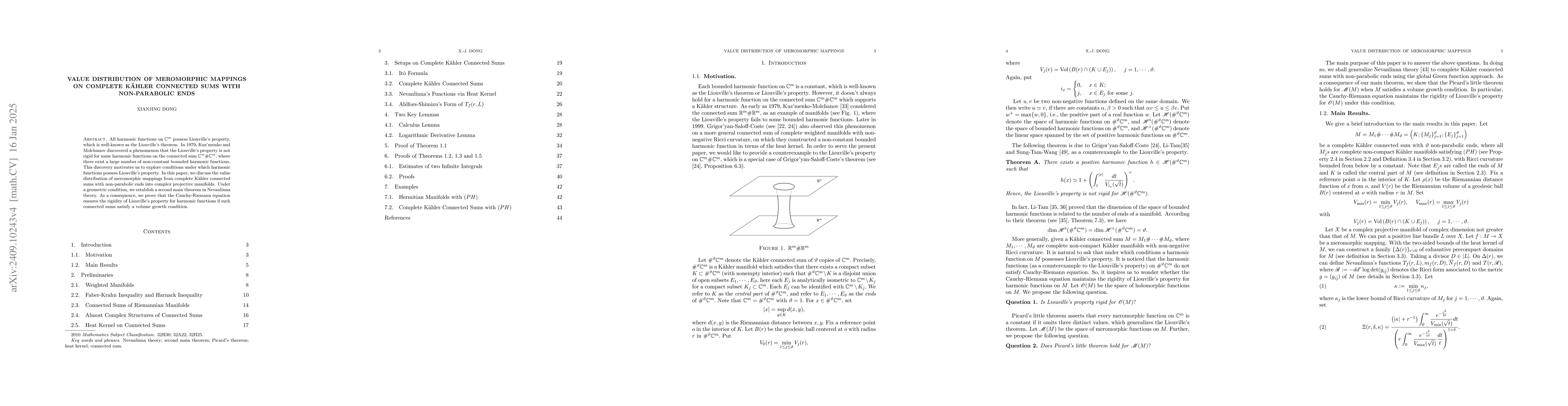 Thumbnail for Rigidity problem of the Liouville property of holomorphic functions on
  $\#^\vartheta\mathbb C^m$