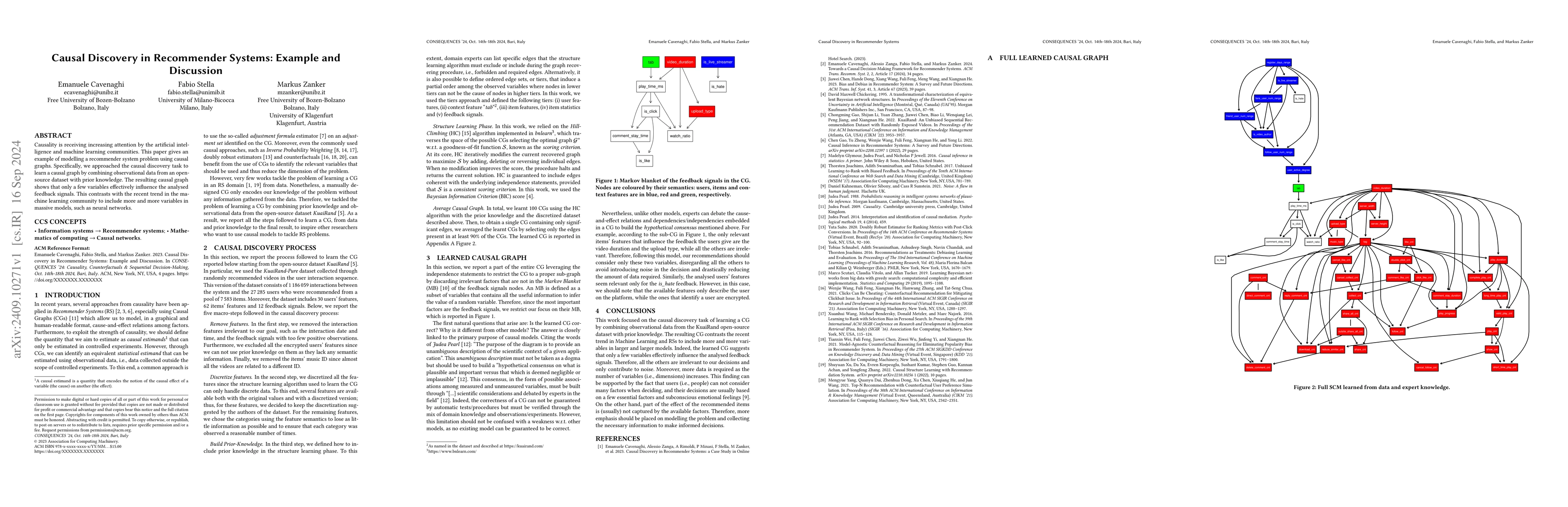 Thumbnail for Causal Discovery in Recommender Systems: Example and Discussion