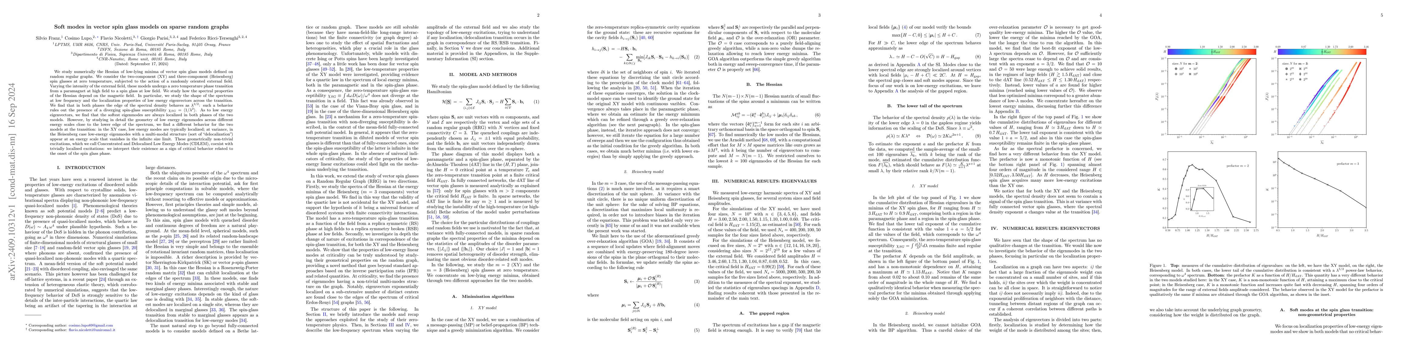 Thumbnail for Soft modes in vector spin glass models on sparse random graphs
