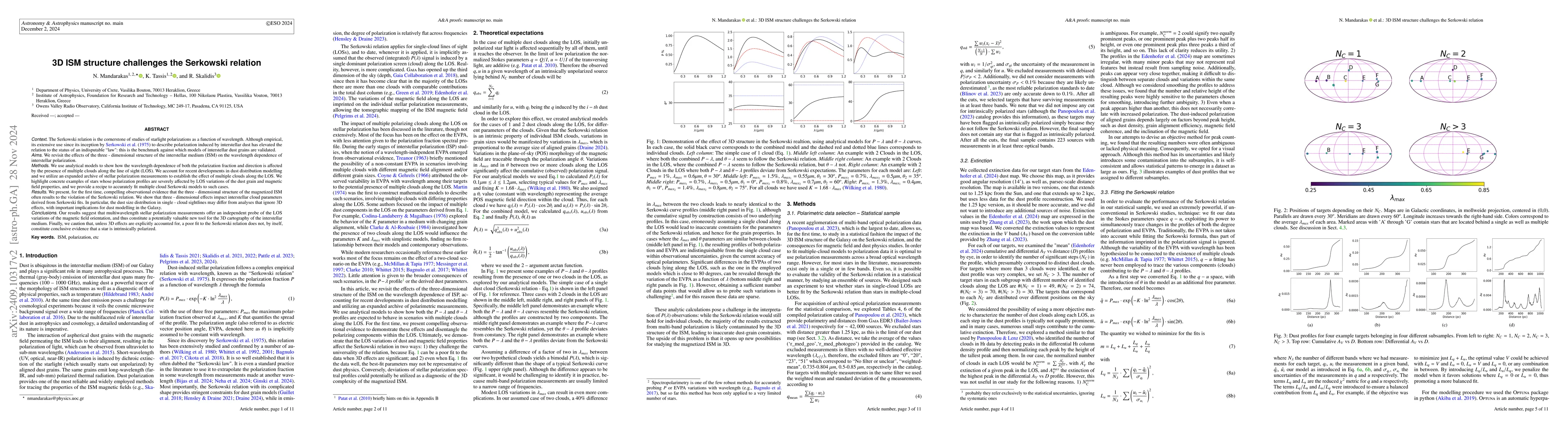 Thumbnail for 3D ISM structure challenges the Serkowski relation