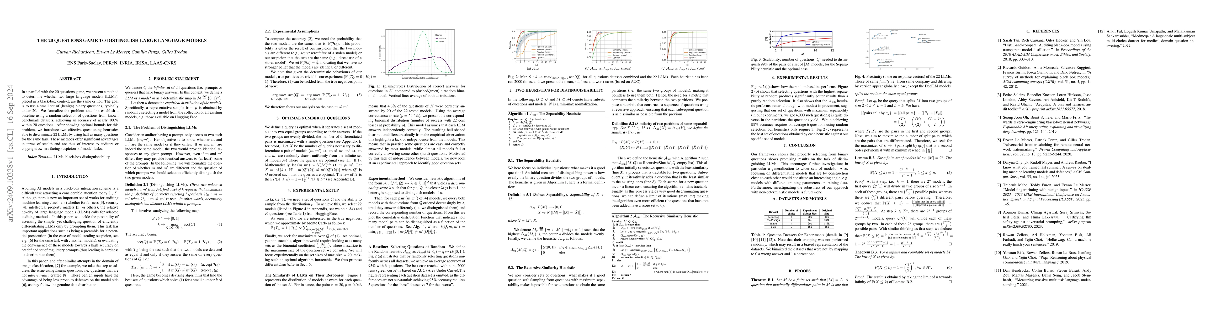 Thumbnail for The 20 questions game to distinguish large language models