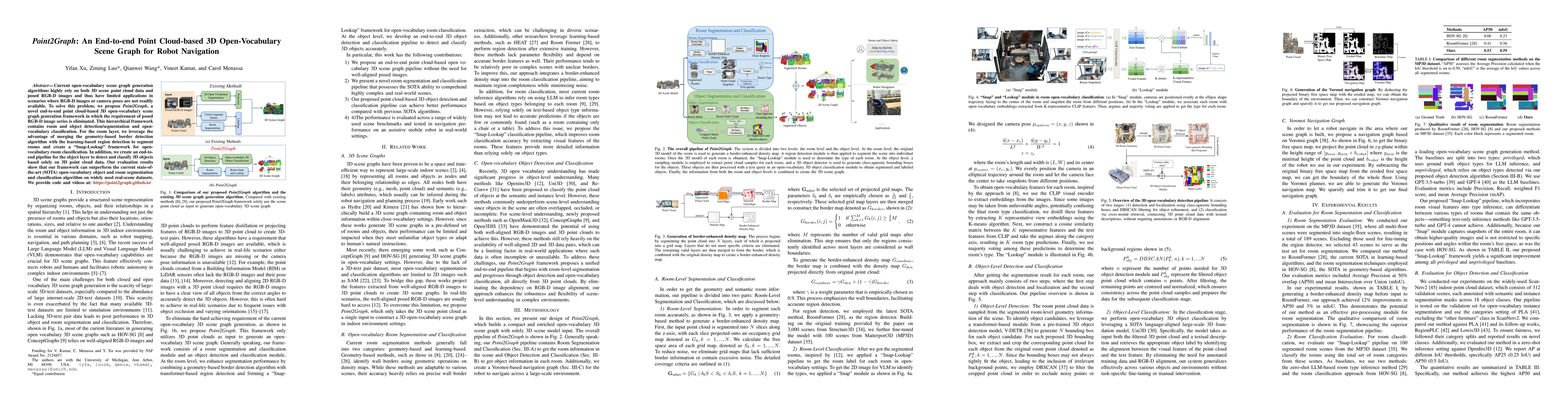 Thumbnail for Point2Graph: An End-to-end Point Cloud-based 3D Open-Vocabulary Scene
  Graph for Robot Navigation