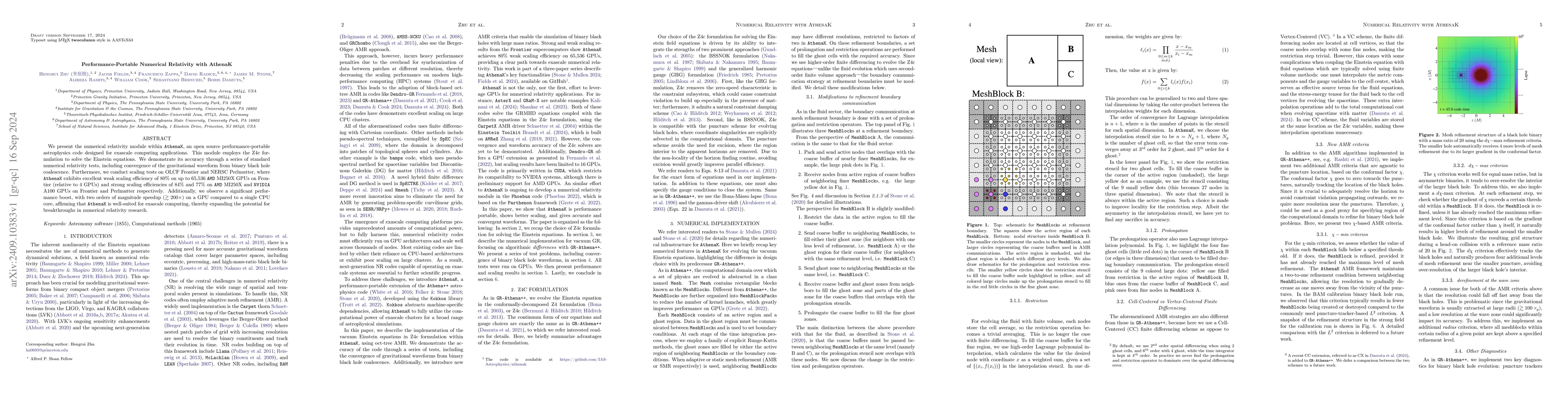 Thumbnail for Performance-Portable Numerical Relativity with AthenaK