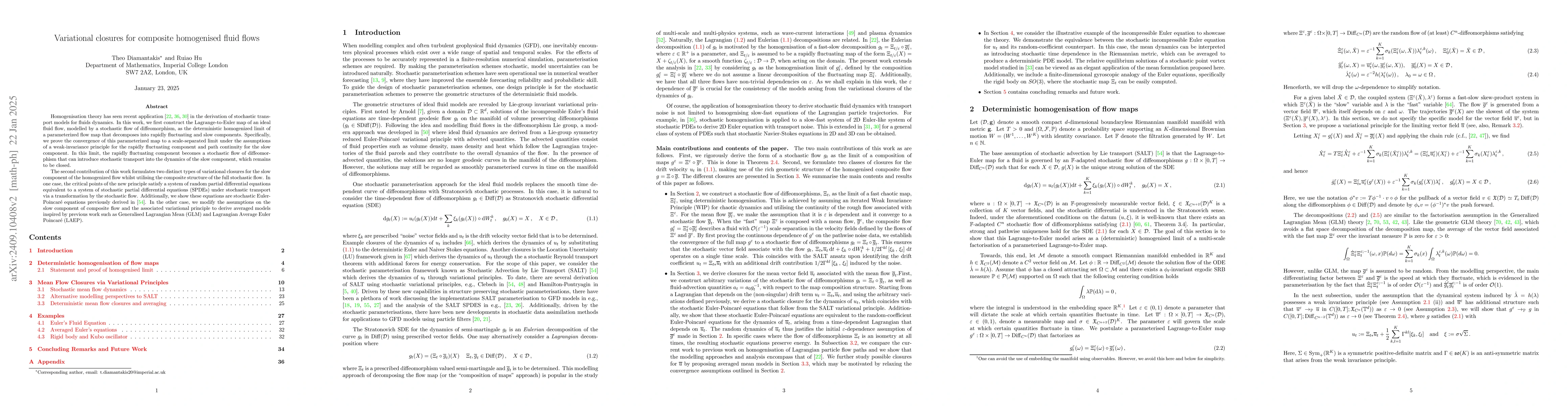 Thumbnail for Variational closures for composite homogenised fluid flows