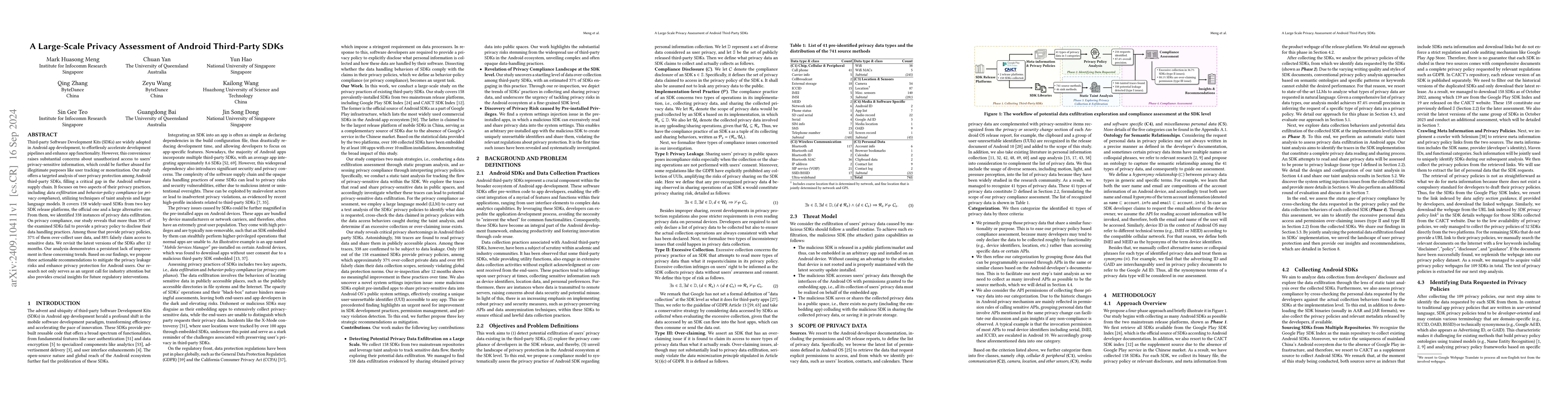 Thumbnail for A Large-Scale Privacy Assessment of Android Third-Party SDKs