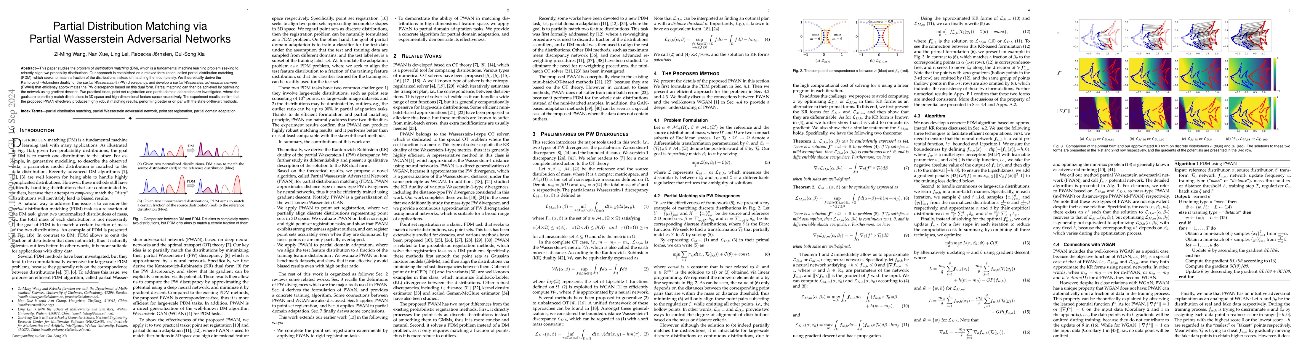 Thumbnail for Partial Distribution Matching via Partial Wasserstein Adversarial
  Networks