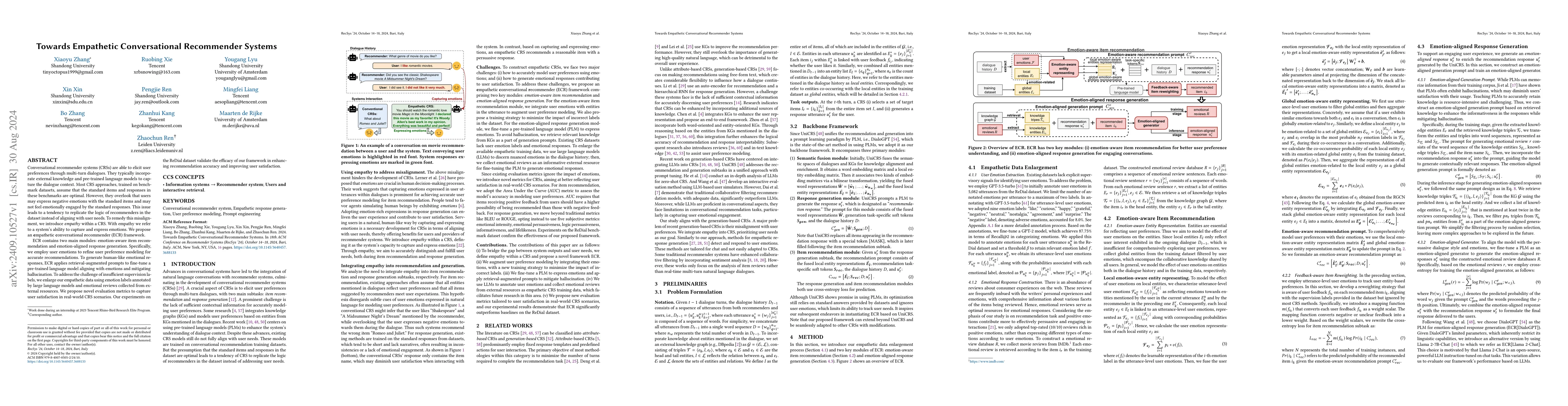 Thumbnail for Towards Empathetic Conversational Recommender Systems