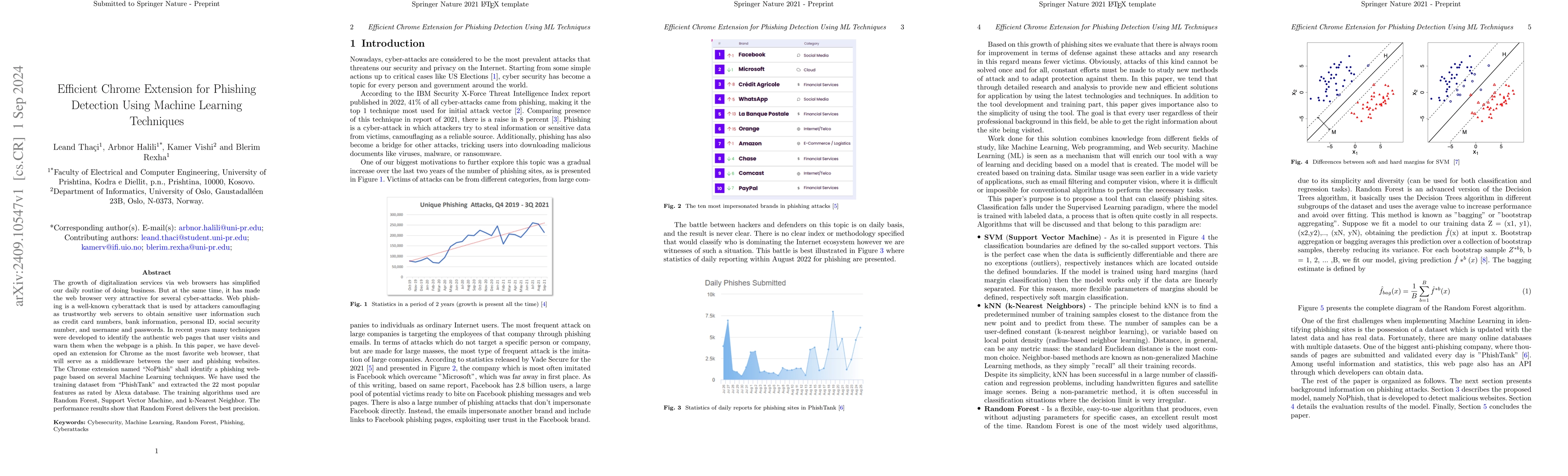 Thumbnail for NoPhish: Efficient Chrome Extension for Phishing Detection Using Machine
  Learning Techniques