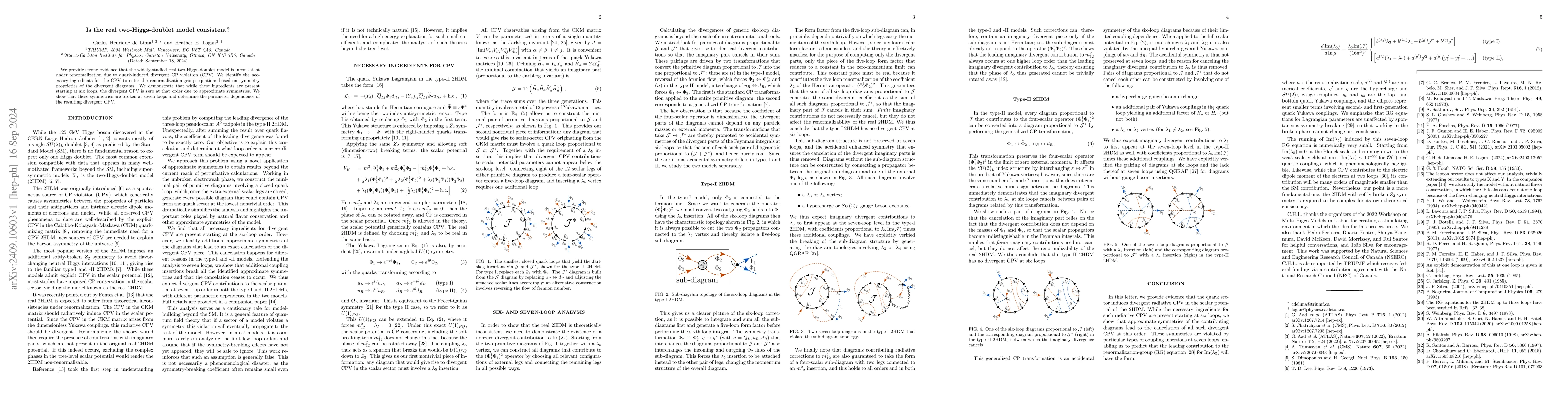 Thumbnail for Is the real two-Higgs-doublet model consistent?