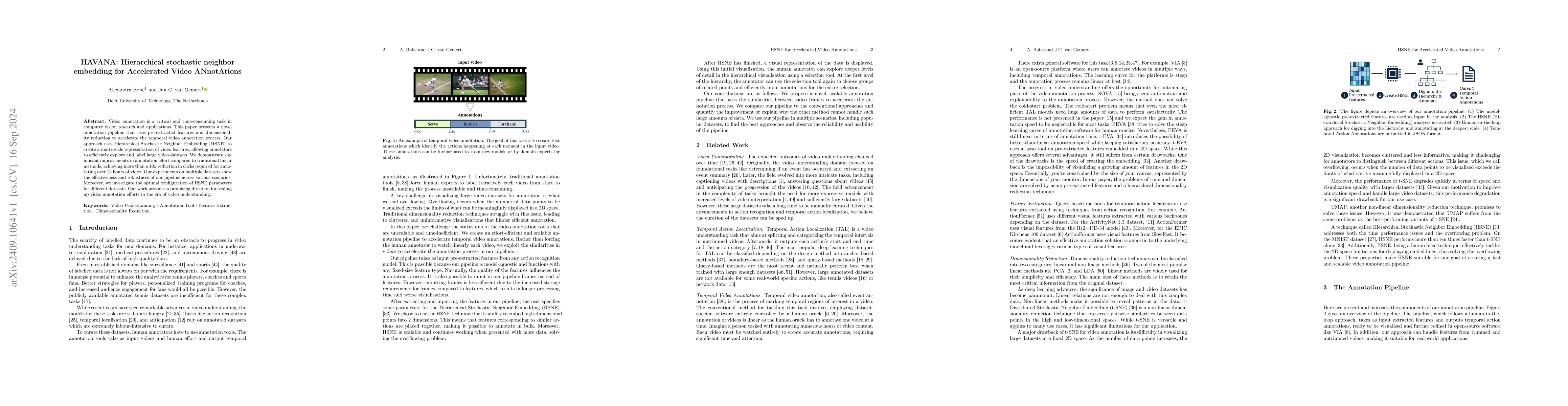Thumbnail for HAVANA: Hierarchical stochastic neighbor embedding for Accelerated Video
  ANnotAtions