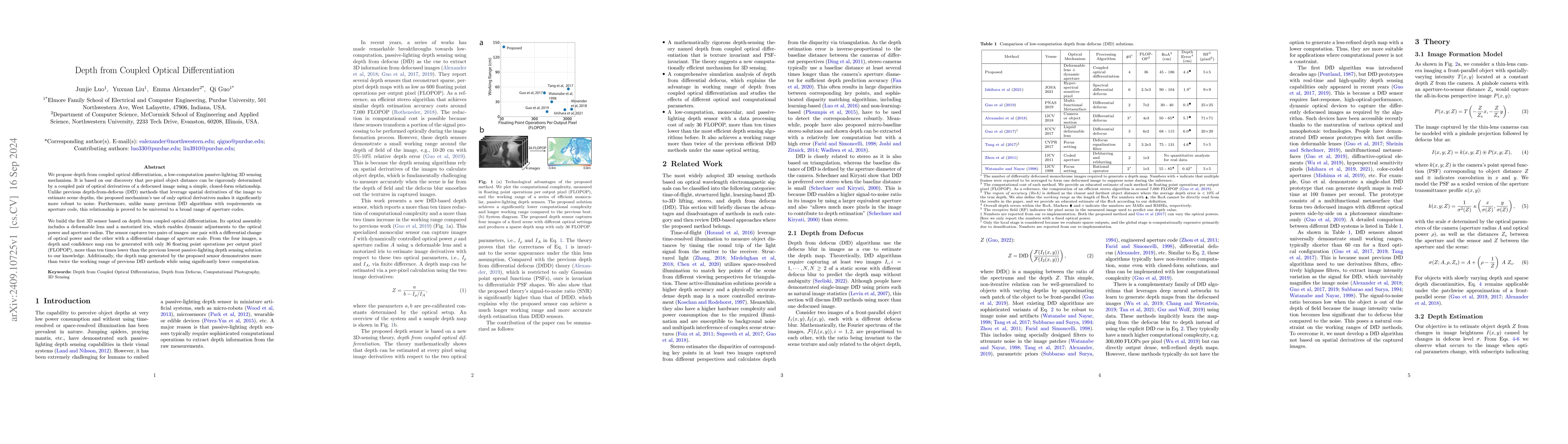 Thumbnail for Depth from Coupled Optical Differentiation