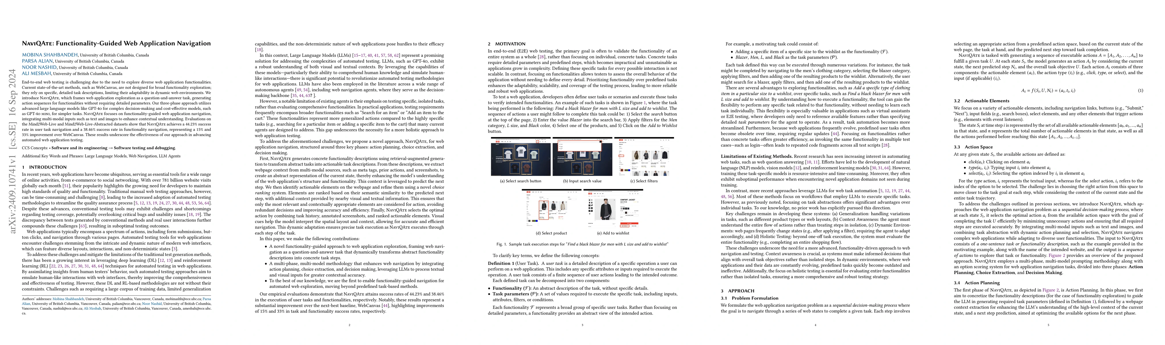 Thumbnail for NaviQAte: Functionality-Guided Web Application Navigation