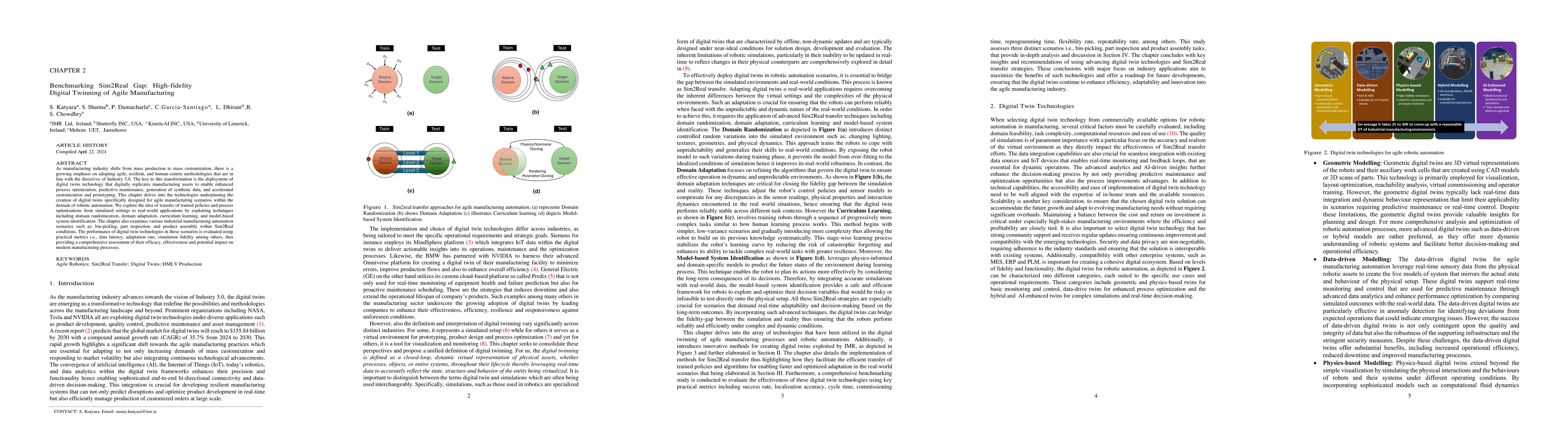 Thumbnail for Benchmarking Sim2Real Gap: High-fidelity Digital Twinning of Agile
  Manufacturing
