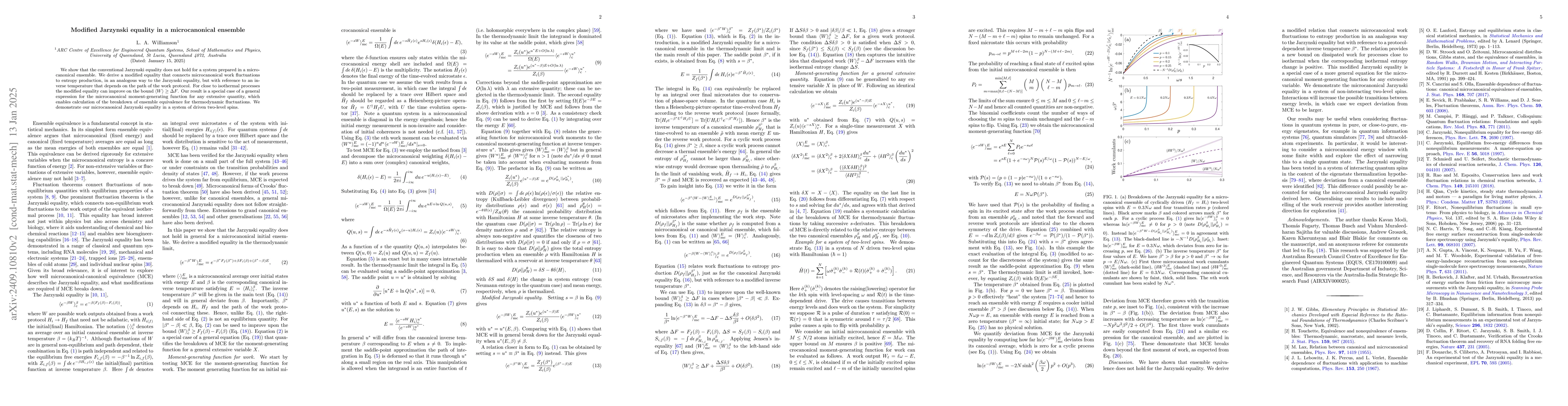Thumbnail for Modified Jarzynski equality in a microcanonical ensemble