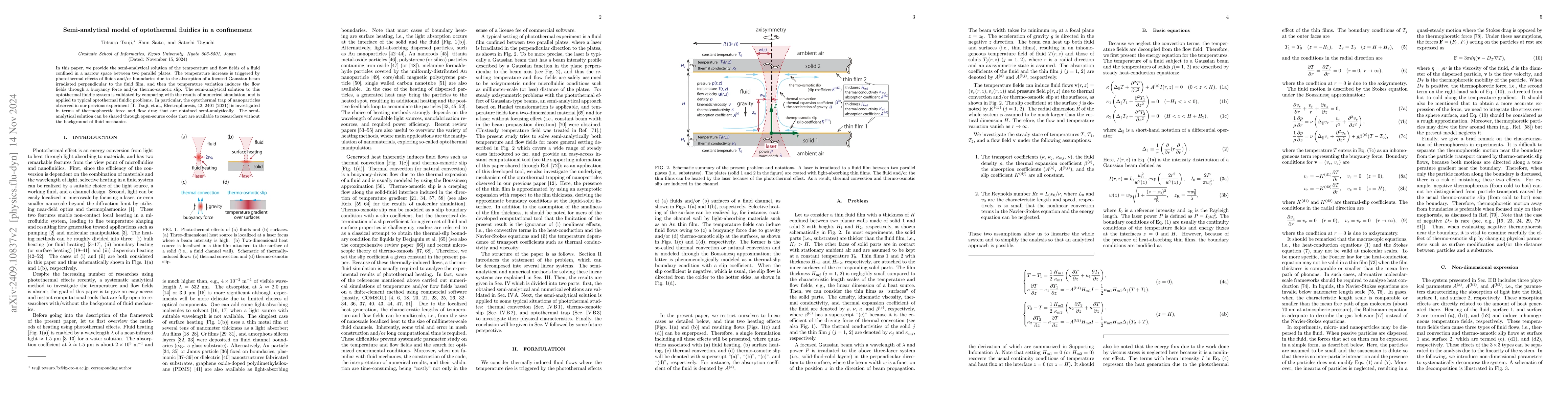 Thumbnail for Semi-analytical model of optothermal fluidics in a confinement