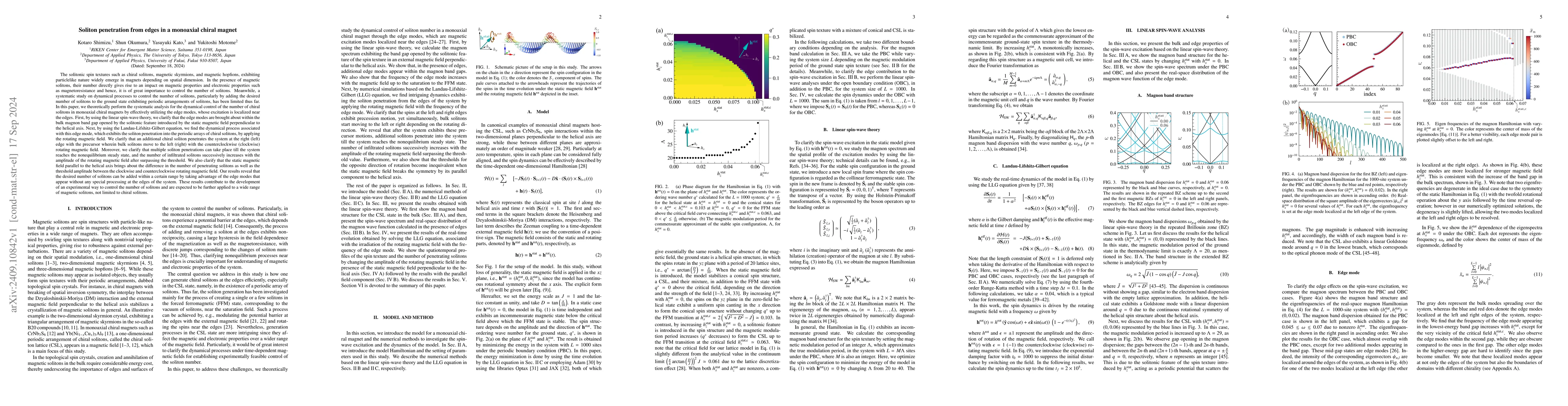 Thumbnail for Soliton penetration from edges in a monoaxial chiral magnet