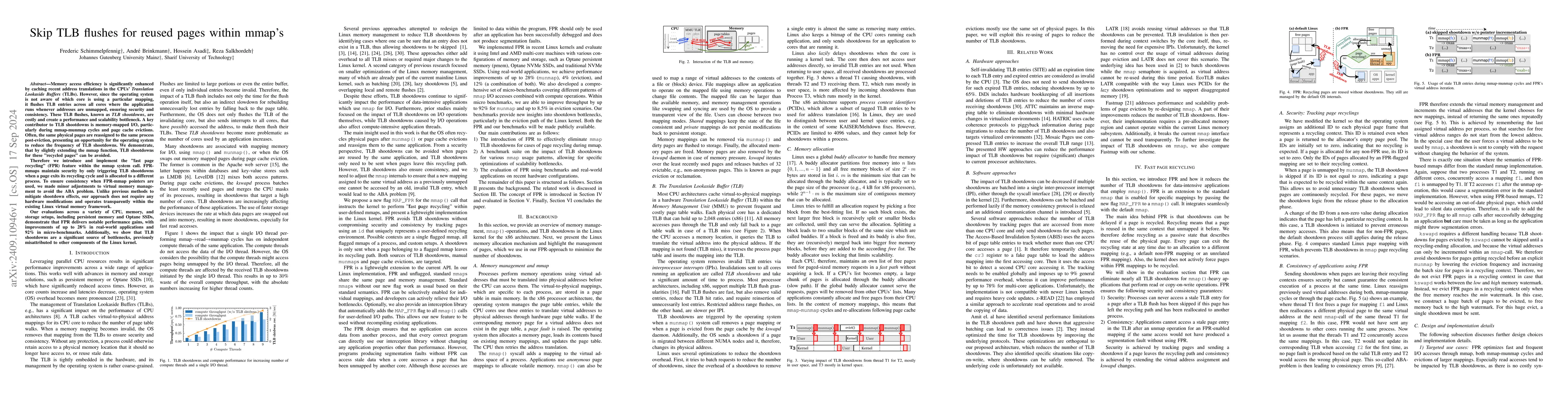Thumbnail for Skip TLB flushes for reused pages within mmap's