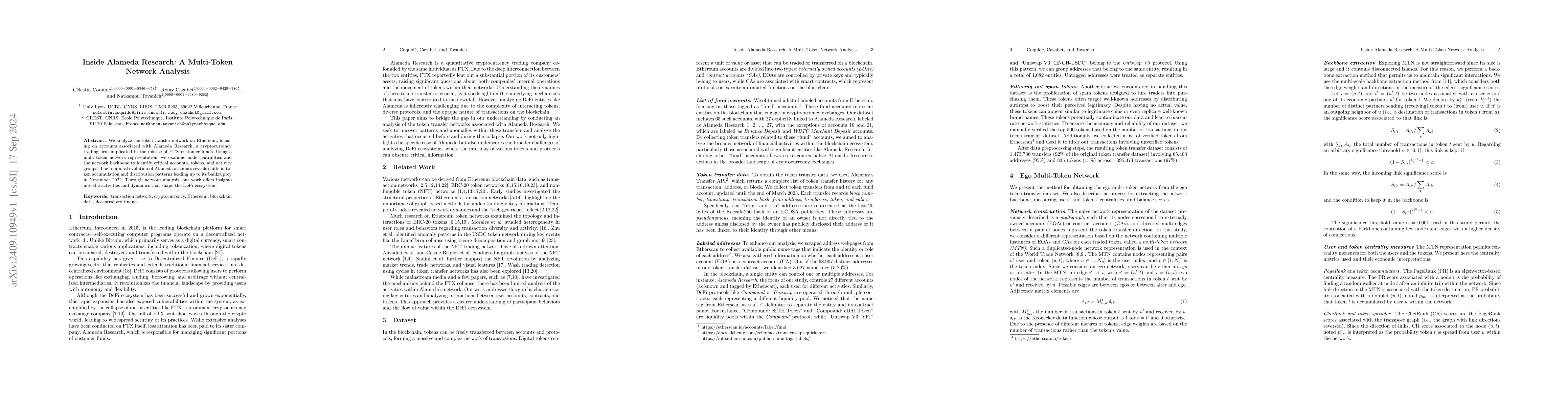 Thumbnail for Inside Alameda Research: A Multi-Token Network Analysis