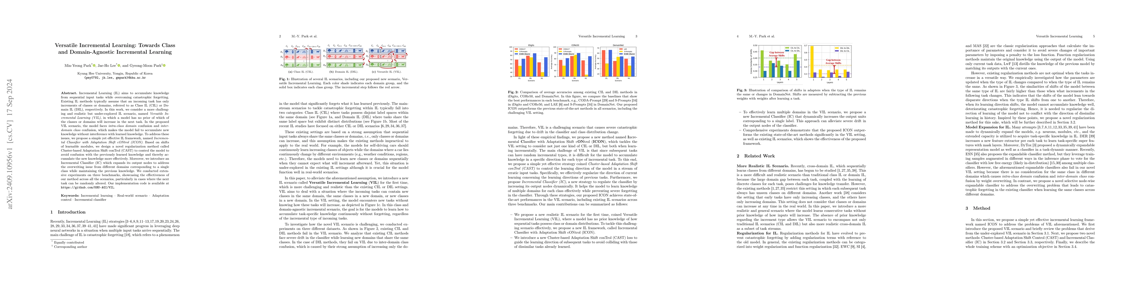 Thumbnail for Versatile Incremental Learning: Towards Class and Domain-Agnostic
  Incremental Learning