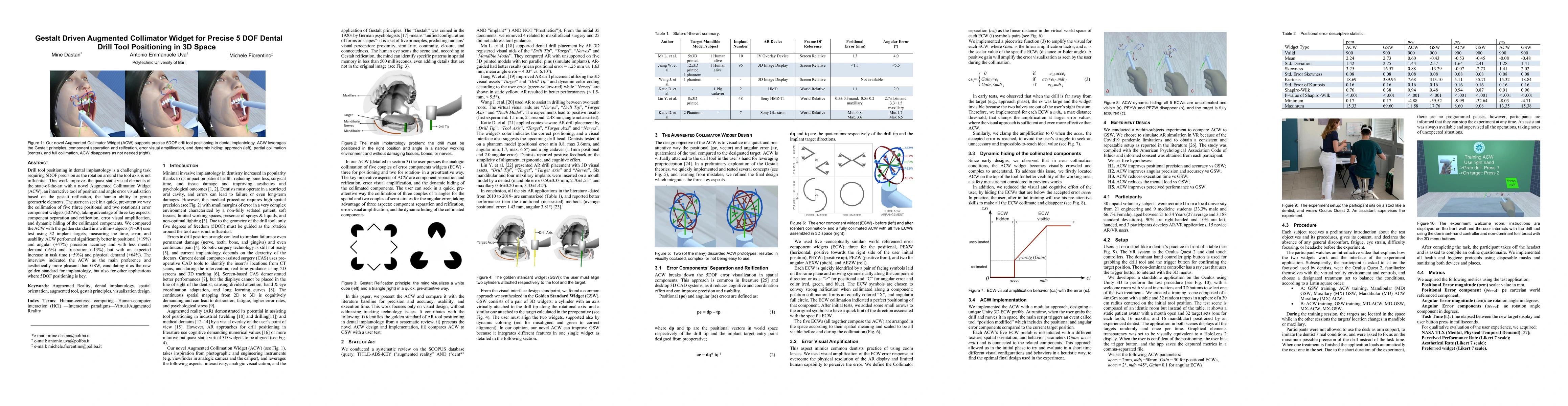 Thumbnail for Gestalt driven augmented collimator widget for precise 5 dof dental
  drill tool positioning in 3d space