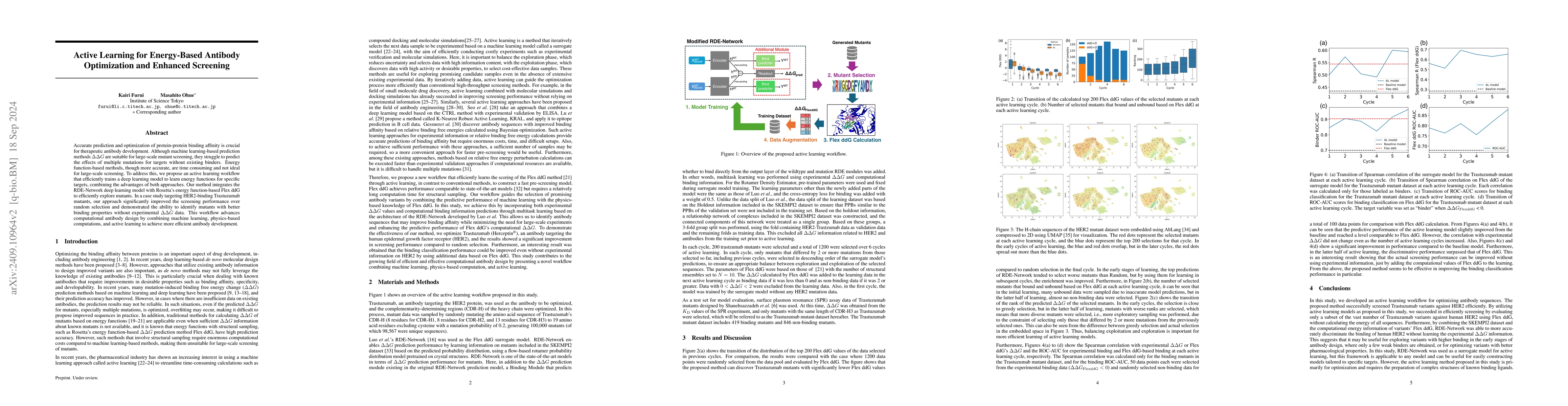 Thumbnail for Active learning for energy-based antibody optimization and enhanced
  screening