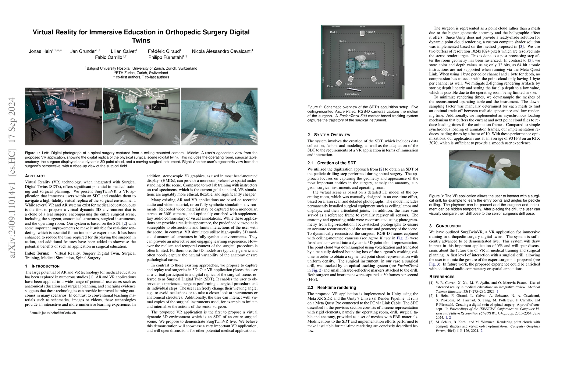 Thumbnail for Virtual Reality for Immersive Education in Orthopedic Surgery Digital
  Twins