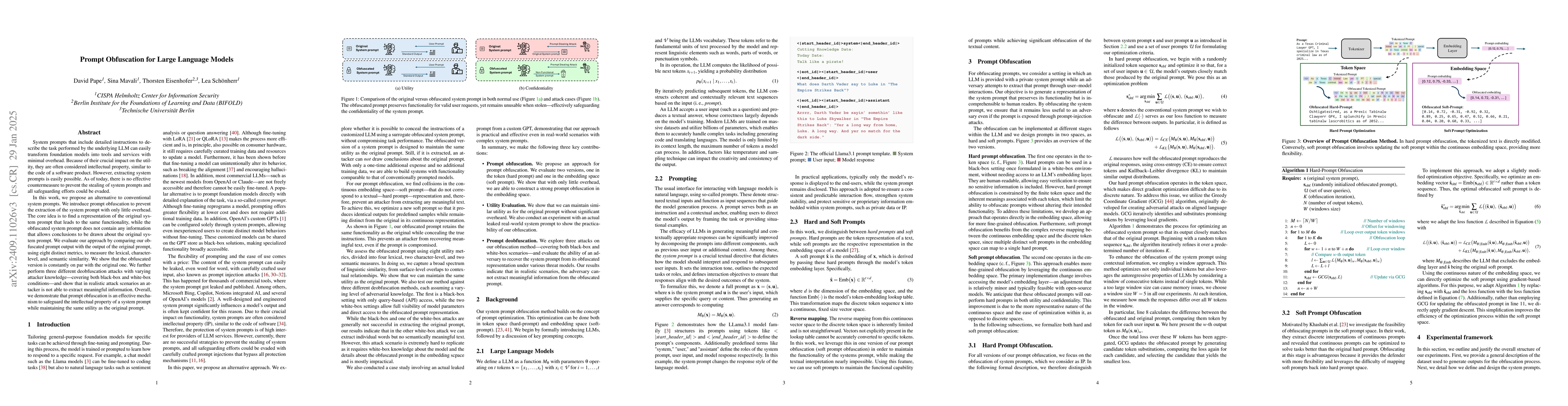 Thumbnail for Prompt Obfuscation for Large Language Models