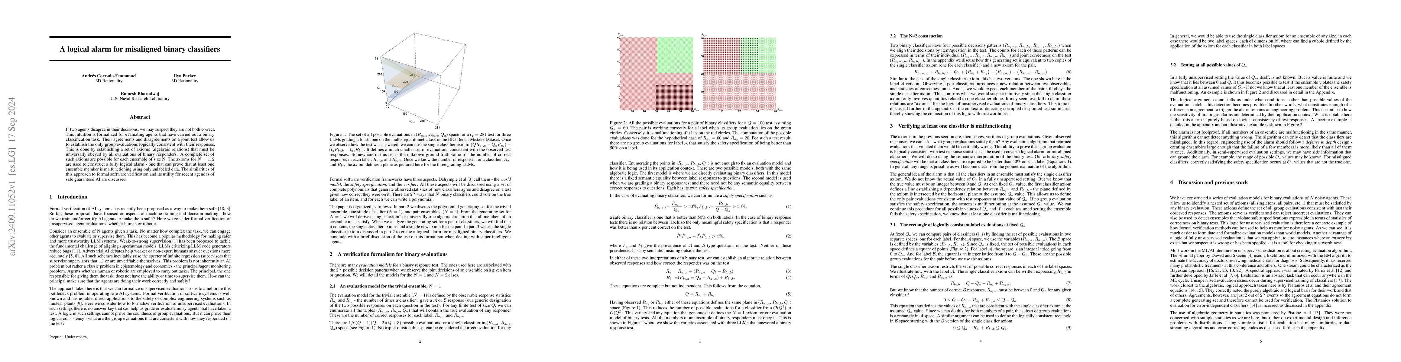 Thumbnail for A logical alarm for misaligned binary classifiers