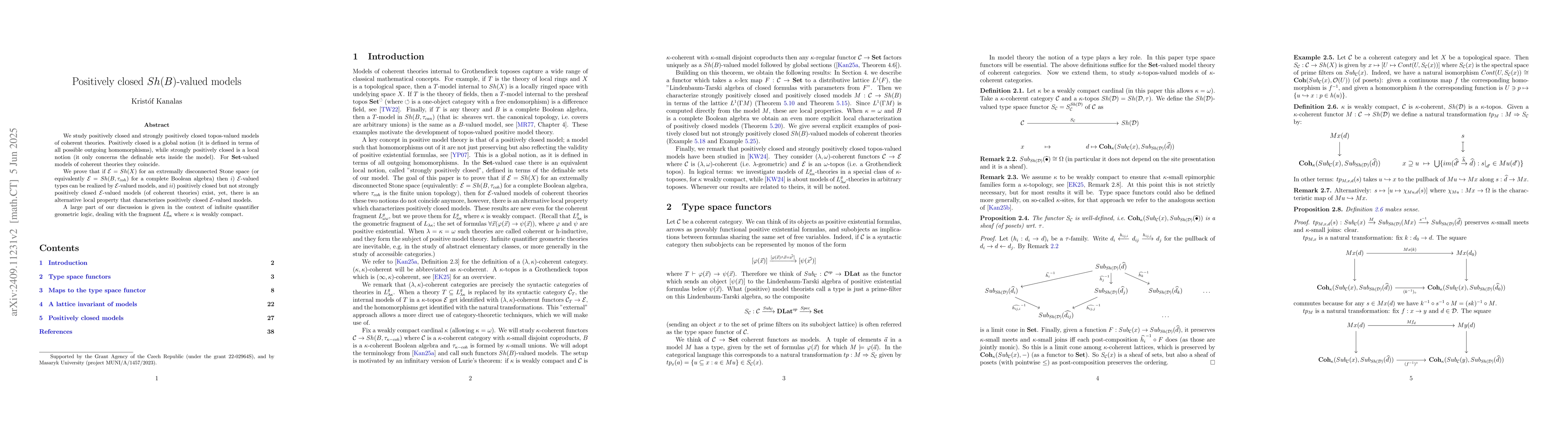Thumbnail for Positively closed parametrized models