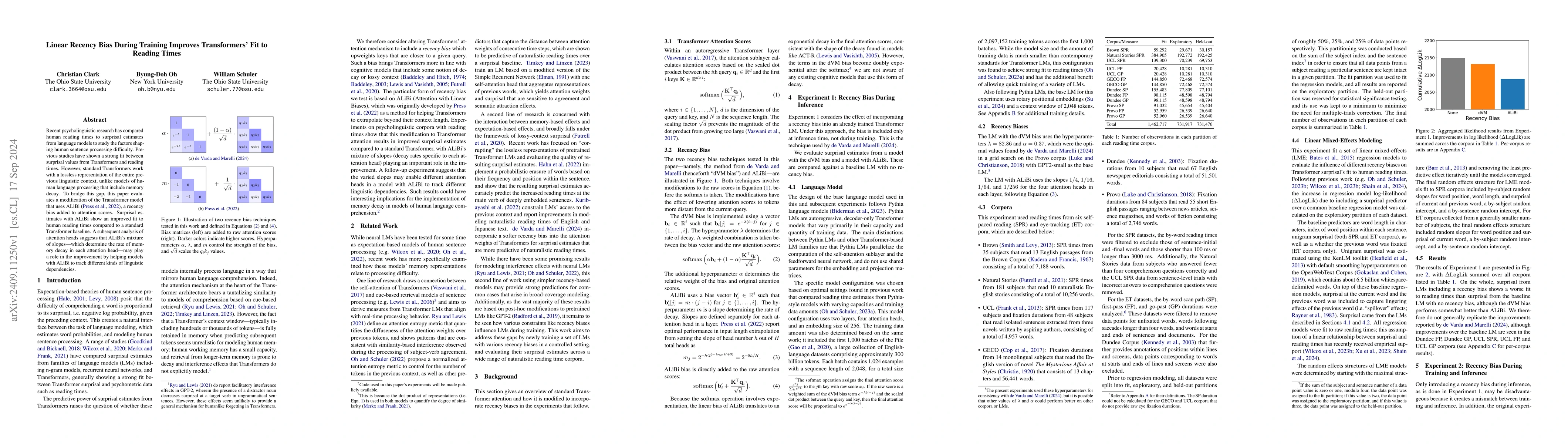 Thumbnail for Linear Recency Bias During Training Improves Transformers' Fit to
  Reading Times